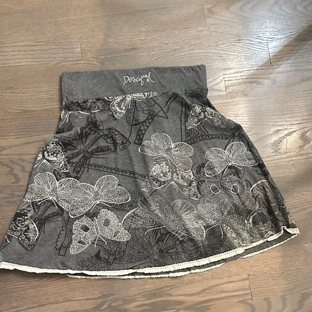 Desigual Butterfly Print Skirt - Picture 3 of 3